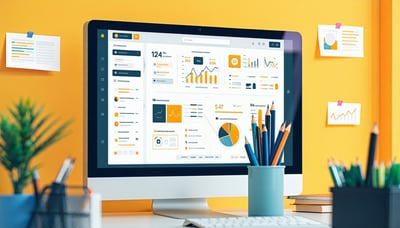 Illustration of a digital marketing strategy